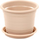 Миниатюра изображения товара Кашпо Полесье Ксения №3 / 07350 (молочно-кофейный)