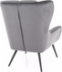 Миниатюра изображения товара Кресло мягкое Signal Louis Velvet (14 серый/черный)