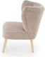 Миниатюра изображения товара Кресло мягкое Halmar Mocca (капучино)