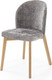 Миниатюра изображения товара Стул Halmar Basso (серый/дуб натуральный)