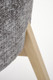 Миниатюра изображения товара Стул Halmar Basso (серый/дуб натуральный)