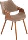Миниатюра изображения товара Стул Halmar K396 (бежевый/орех)