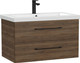 Миниатюра изображения товара Тумба под умывальник Cersanit Lara 80 / 69160 (орех табак)
