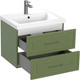 Миниатюра изображения товара Тумба под умывальник Cersanit Classic 80 / 69092 (зеленый матовый)