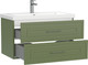 Миниатюра изображения товара Тумба под умывальник Cersanit Classic 80 / 69092 (зеленый матовый)