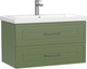 Миниатюра изображения товара Тумба под умывальник Cersanit Classic 80 / 69092 (зеленый матовый)