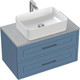 Миниатюра изображения товара Тумба под умывальник Cersanit Classic 80 / 69091 (голубой матовый)