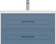 Миниатюра изображения товара Тумба под умывальник Cersanit Classic 80 / 69091 (голубой матовый)