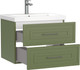 Миниатюра изображения товара Тумба под умывальник Cersanit Classic 60 / 69089 (зеленый матовый)