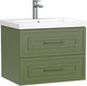 Миниатюра изображения товара Тумба под умывальник Cersanit Classic 60 / 69089 (зеленый матовый)