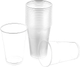 Миниатюра изображения товара Набор одноразовых стаканов Паксервис ПП 200мл / 287225 (400шт, полупрозрачный)