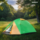 Миниатюра изображения товара Палатка Sundays ZC-TT009-3P v2 (зеленый/желтый со спальным мешком ZC-SB001 синий)