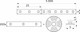 Миниатюра изображения товара Светодиодная лента AKS 9.6 W/m (5м, теплый белый)
