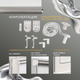 Миниатюра изображения товара Рулонная штора Franc Gardiner Blackout Silver 50x160 / 7794410 (белый)
