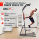 Миниатюра изображения товара Турник-брусья UNIX Fit Power Tower 200 / BSPT200