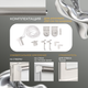 Миниатюра изображения товара Рулонная штора Franc Gardiner Blackout Silver 60x250 / 7202602 (белый)