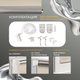 Миниатюра изображения товара Рулонная штора Franc Gardiner Blackout Silver 160x175 / 7794632 (светло-бежевый)
