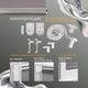 Миниатюра изображения товара Рулонная штора Franc Gardiner Blackout Silver 70x250 / 7202695 (серый)