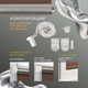 Миниатюра изображения товара Рулонная штора Franc Gardiner Blackout Silver 40x160 / 7794663 (шоколад)