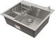 Миниатюра изображения товара Мойка кухонная Arfeka AF 60x50.5+CL AR+DS AR (Satin, с дозатором и коландером)