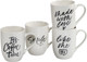 Миниатюра изображения товара Набор кружек Domenik Quotes DMS009 (4шт)