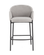 Миниатюра изображения товара Стул барный Stool Group Melia / BC-87 3018-14 (светло-серый/черный)