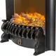 Миниатюра изображения товара Каминокомплект Смолком Brighton Corner Std-Asp Fobos FX M Black RC (дуб антик)