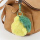 Миниатюра изображения товара Брелок Sima-Land Пушистик на кольце. Груша желтая / 9765738 (желтый)