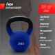 Миниатюра изображения товара Гиря UNIX Fit KBVIN20BL (20кг, синий)
