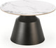 Миниатюра изображения товара Комплект журнальных столиков Halmar Magneta (белый мрамор/черный)
