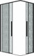 Миниатюра изображения товара Душевой уголок Grossman Galaxy 90х100х195 / 300.K33.01.90R10L.21.02 (черный матовый/стекло шиншилла)