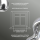 Миниатюра изображения товара Рулонная штора Franc Gardiner Blackout Silver 110x160 / 7794991 (медовый)