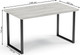 Миниатюра изображения товара Письменный стол Soma Bliss 36 120x66 (дуб крафт белый/черный)
