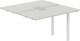 Миниатюра изображения товара Комплект столов модульных Norden 120х123.8х75 / SG.211.SH.63.WH (белый/серый бархат)