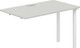 Миниатюра изображения товара Стол модульный Norden s-b-s 240х70х75 / SG.262.SH.63.WH (белый/серый бархат)