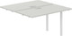 Миниатюра изображения товара Комплект столов модульных Norden 120х123.8х75 / SG.211.SH.44.WH (белый/серый бархат)
