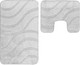 Миниатюра изображения товара Набор ковриков для ванной и туалета Maximus Symphony 2541 (50x80/40x50, серый)