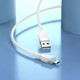 Миниатюра изображения товара Кабель Hoco X109 microUSB (1м, белый)