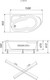 Миниатюра изображения товара Ванна акриловая Triton София 150x95 L