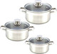 Миниатюра изображения товара Набор кастрюль Кухар Крокус Традиция КК2-23С