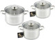 Миниатюра изображения товара Набор кастрюль Кухар Лотос Традиция КЛ2-003С