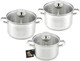 Миниатюра изображения товара Набор кастрюль Кухар Лотос Традиция КЛ2-23С