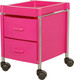 Миниатюра изображения товара Тележка парикмахерская Элеганс Алана-02 (розовый)