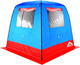 Миниатюра изображения товара Палатка-баня MORZH 2 окна (синий/красный)