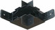 Миниатюра изображения товара Коннектор для шинопровода MSR Missiler Embedded Vertical Corner ZX-CXCC-04B
