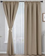 Миниатюра изображения товара Комплект штор Mio Tesoro Blackout 400x250 + Гардина Soft Lines 306 600х250 (песочный/белый лен)