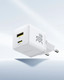 Миниатюра изображения товара Адаптер питания сетевой Baseus Palm C+U 30W EU / P1011160A213-00 (белый)
