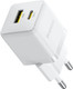 Миниатюра изображения товара Адаптер питания сетевой Baseus Palm C+U 30W EU / P1011160A213-00 (белый)