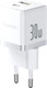 Миниатюра изображения товара Адаптер питания сетевой Baseus Palm C+U 30W EU / P1011160A213-00 (белый)