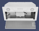 Миниатюра изображения товара Вытяжка скрытая Zugel ZHI521W